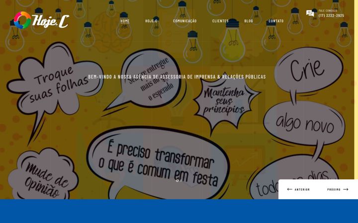 Screenshot of hojec.com.br