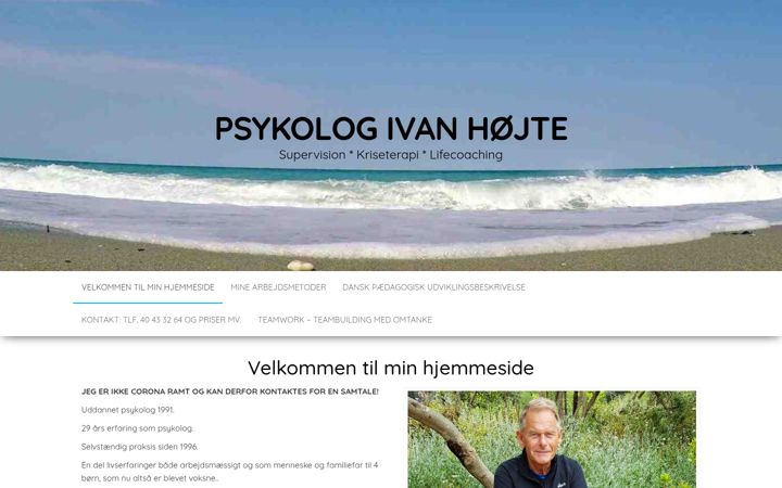 Screenshot of hojte.dk