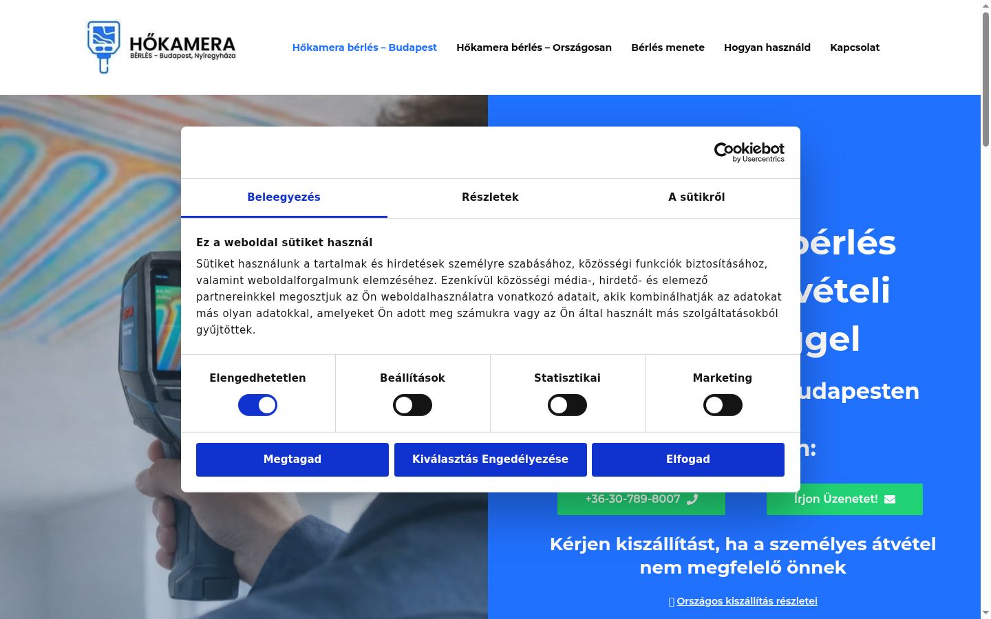 Snímka obrazovky banera súhlasu zobrazeného pred akoukoľvek interakciou