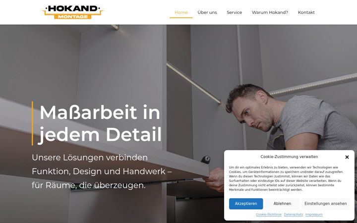 Screenshot of hokand.de