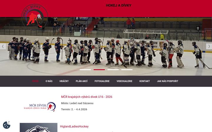 Screenshot of hokej-divky.cz