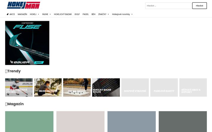 Screenshot of hokejman.cz