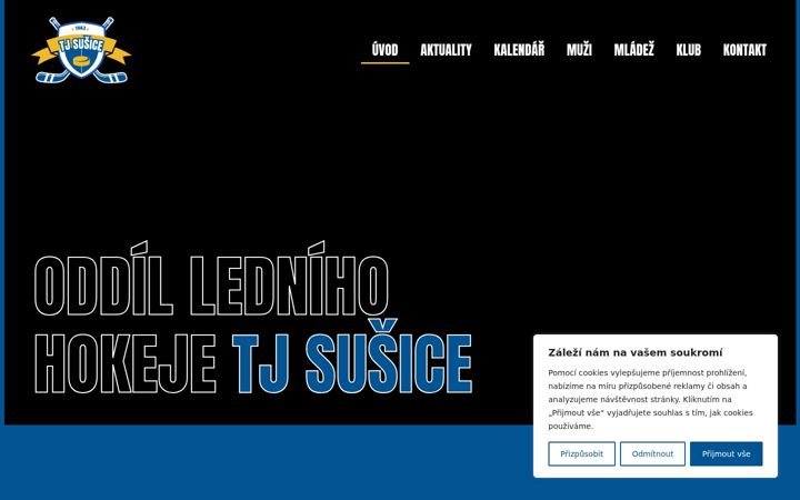 Screenshot of hokejsusice.cz