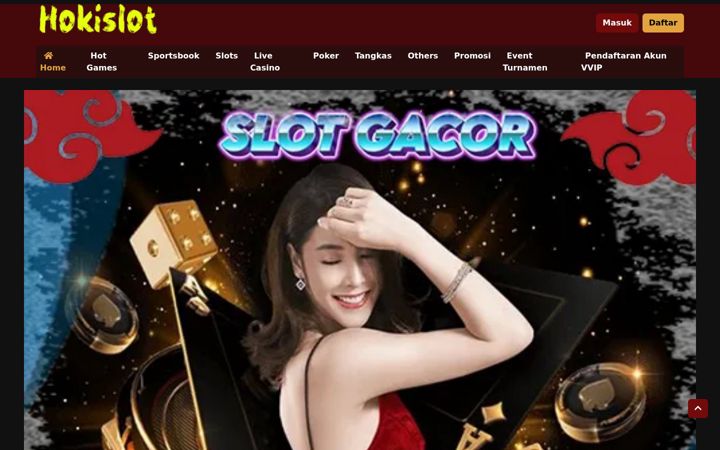 Captură de ecran a hoki-slot.com