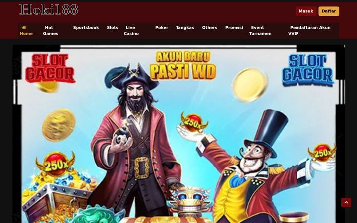 Captură de ecran a hoki188login.com