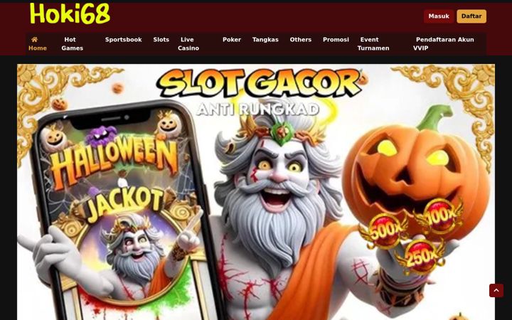 Captură de ecran a hoki68.com