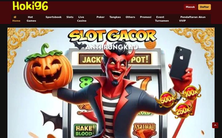 Screenshot of hoki96.net