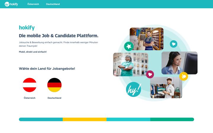Screenshot of hokify.com