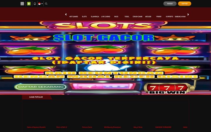 Screenshot of hokislot333.com