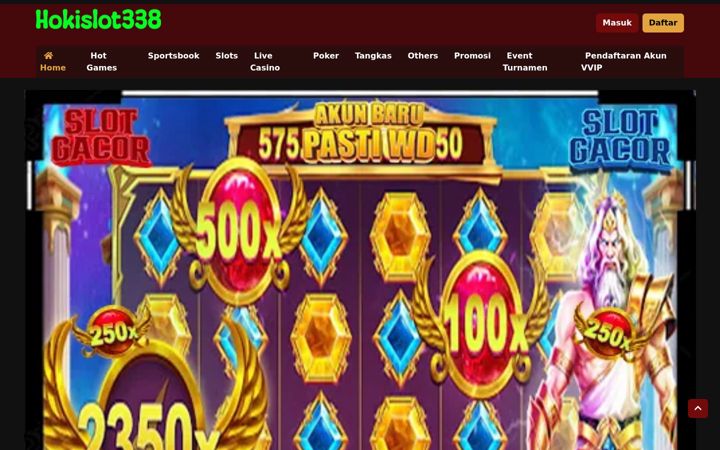 Screenshot of hokislot338.com