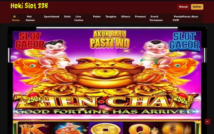 Screenshot of hokislot338.net