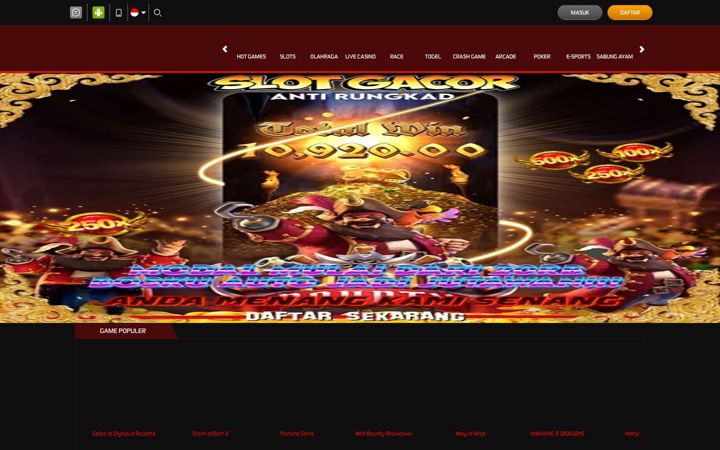 Screenshot of hokiwin88slot.com
