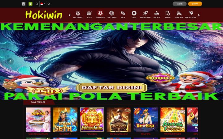 Screenshot of hokiwinslot.net