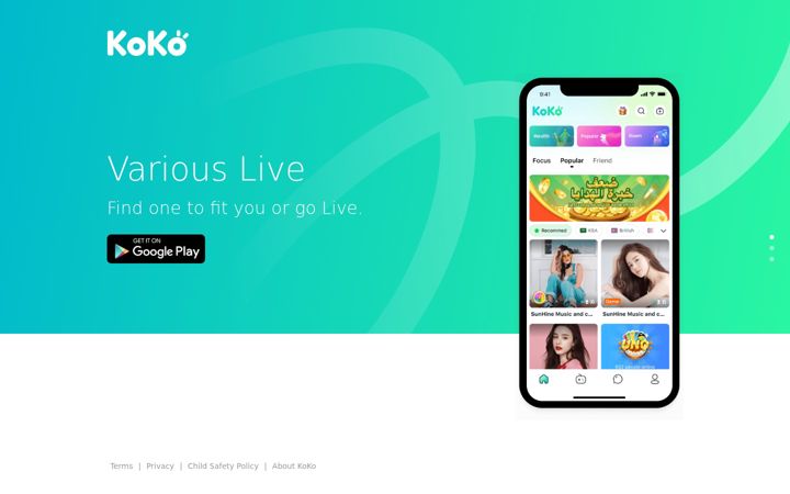 Screenshot of hoko.media