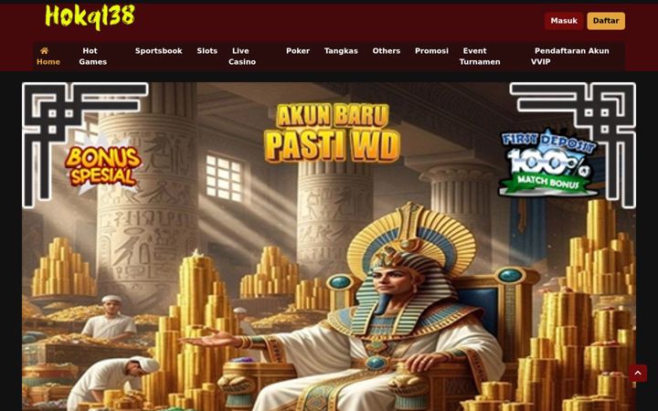 Screenshot of hokq138.com