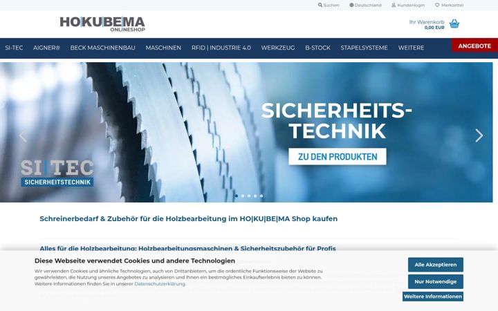 Screenshot of hokubema.com