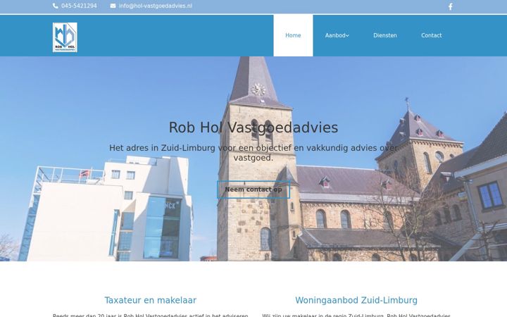 Screenshot of hol-vastgoedadvies.nl