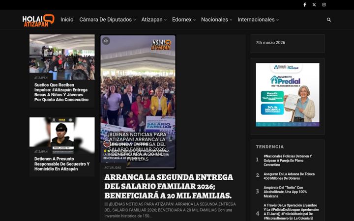 Screenshot of hola-atizapan.com
