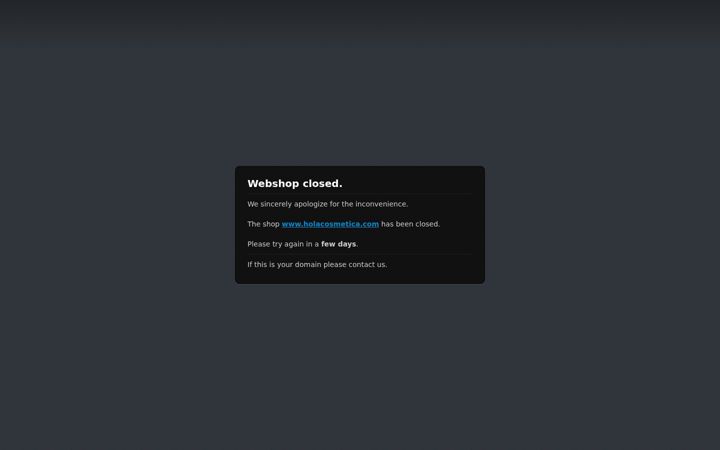 Screenshot of holacosmetica.com