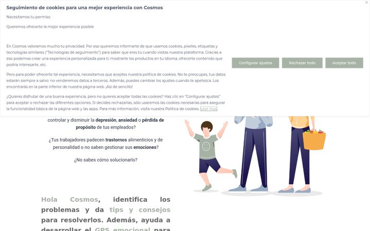Screenshot of holacosmos.com