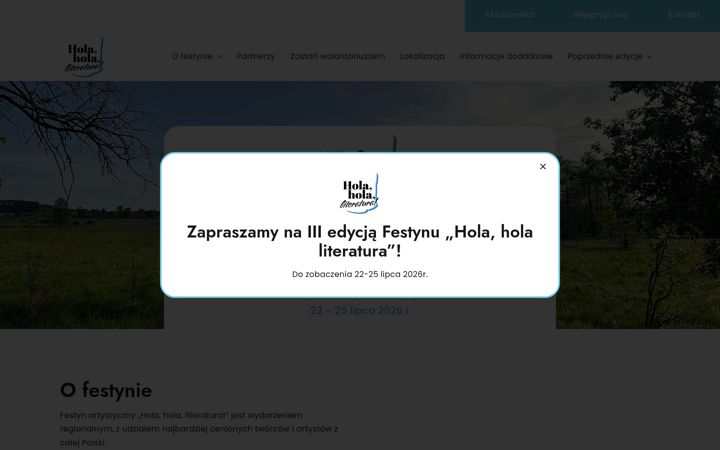 Screenshot of holaholaliteratura.pl