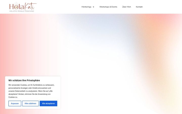 Screenshot of holakati.de