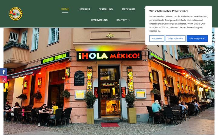 Screenshot of holamexico-restaurant.de