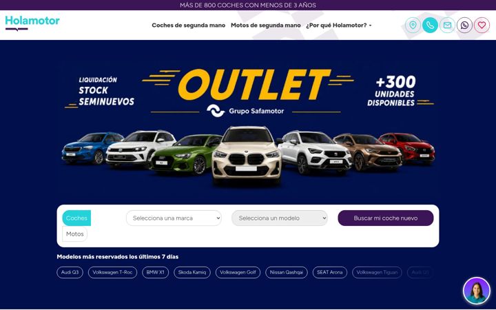 Screenshot of holamotor.com