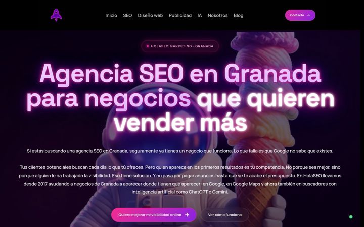 Screenshot of holaseo.es