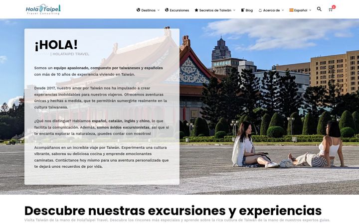 Screenshot of holataipei.com