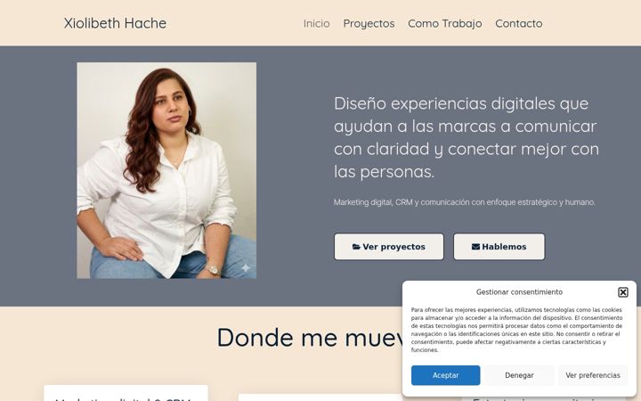 Screenshot of holaxioli.com