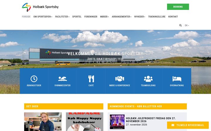 Screenshot of holbaeksportsby.dk