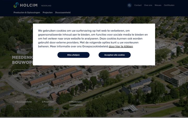 Screenshot of holcimbouweninfra.nl