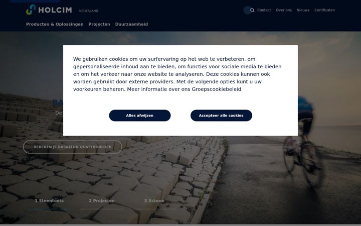 Screenshot of holcimcoastal.nl