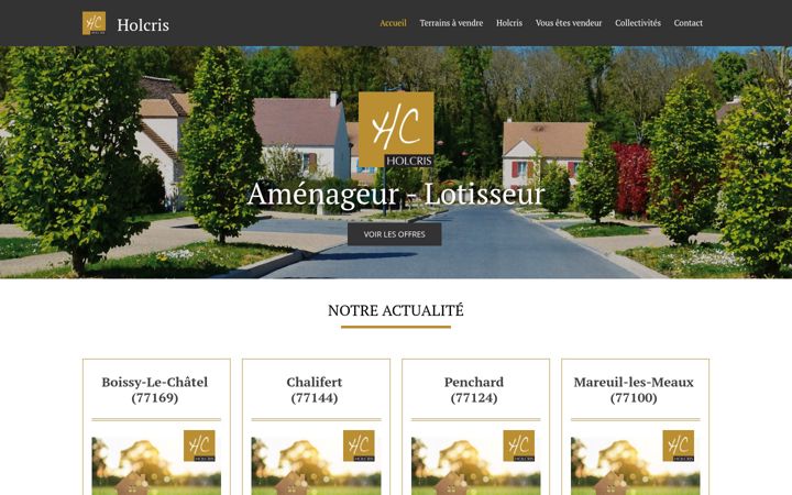 Screenshot of holcris.fr