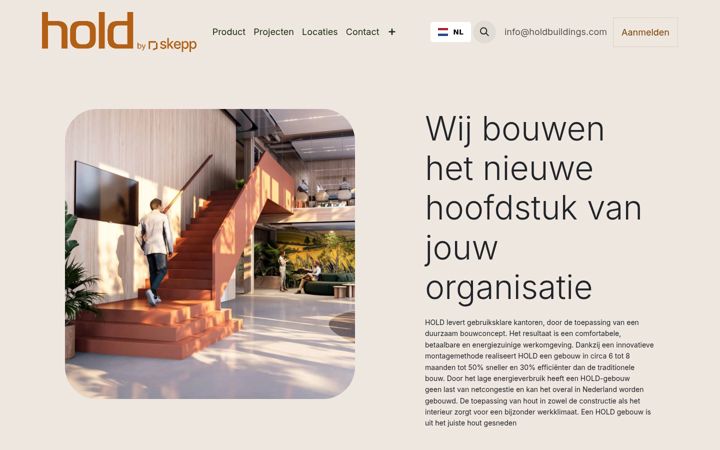 Screenshot of holdbuildings.com