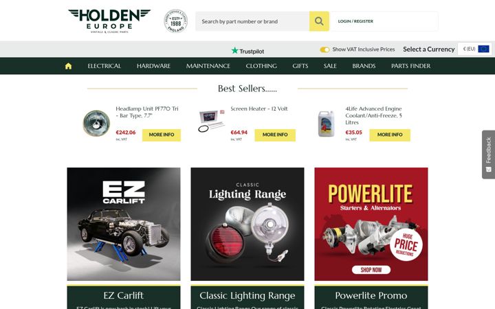 Screenshot of holdeneurope.com