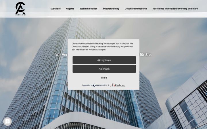 Screenshot of holding-ac.de