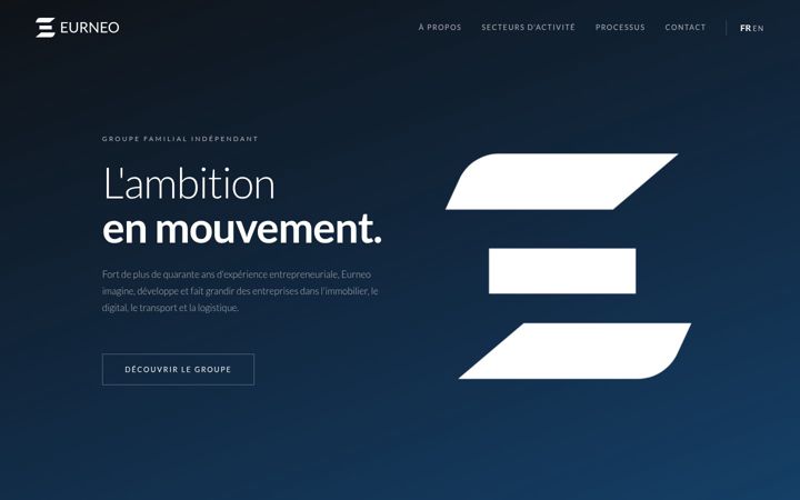 Screenshot of holding-eurus.com