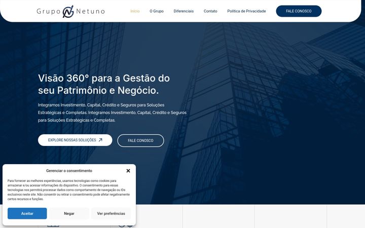 Screenshot of holdingnetuno.com.br