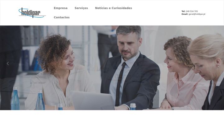 Screenshot of holdipar.pt