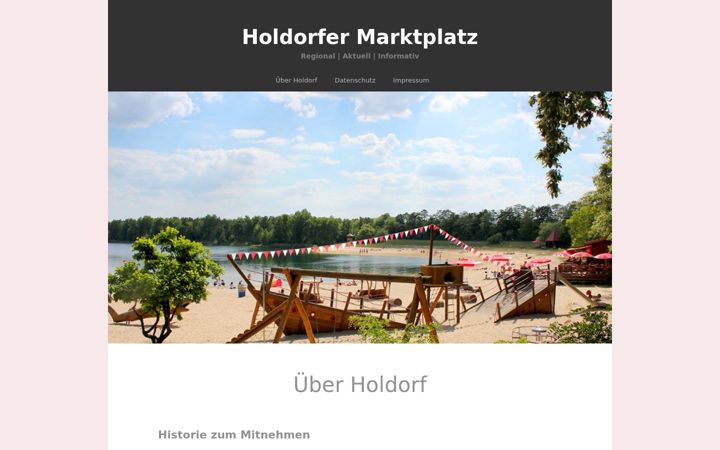Screenshot of holdorfer-marktplatz.de