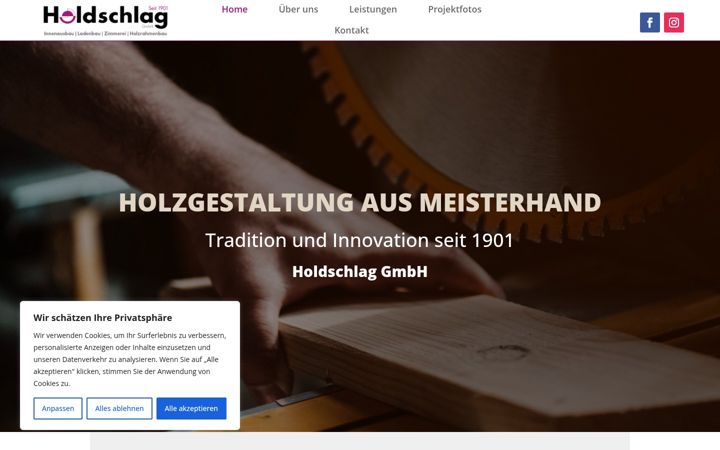 Screenshot of holdschlag.de