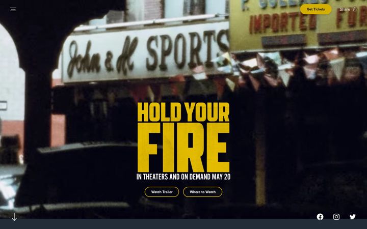 Screenshot of holdyourfiredoc.com