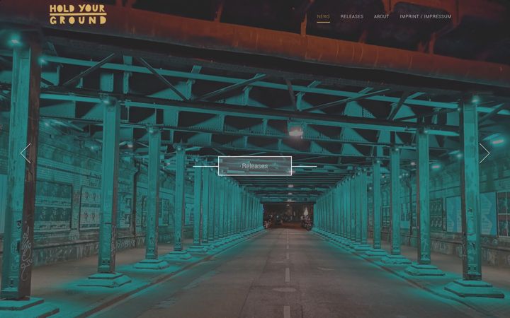 Screenshot of holdyourground.net