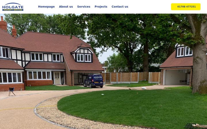 Screenshot of holgatepropertyservices.co.uk