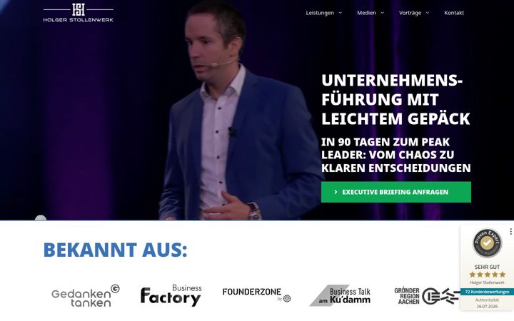 Screenshot of holger-stollenwerk.de
