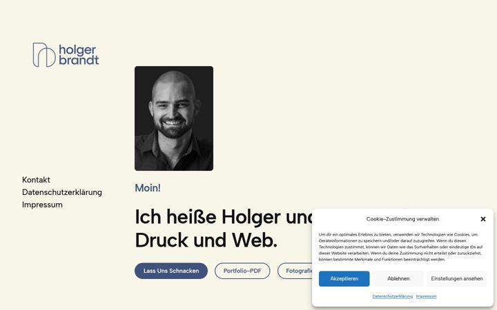 Screenshot of holgerbrandt.info