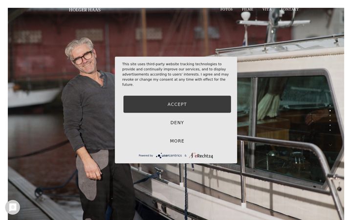 Screenshot of holgerhaas.com