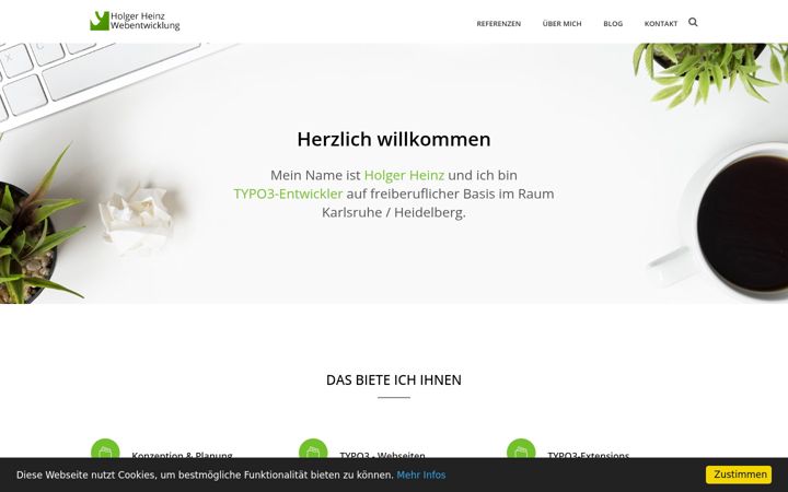 Screenshot of holgerheinz.de
